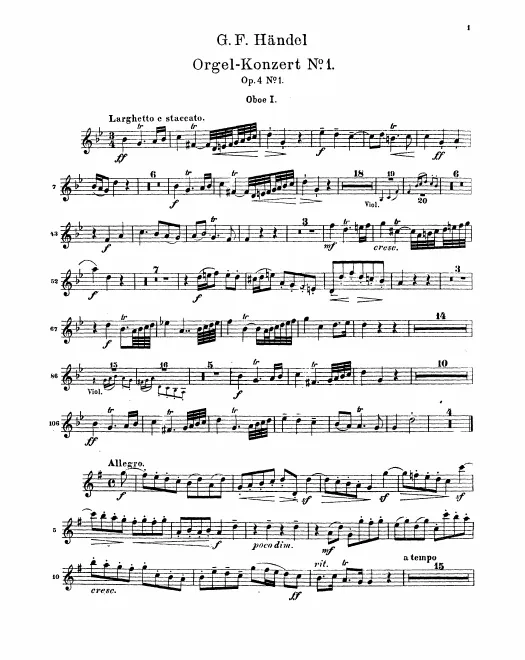 Oboe 1, 2