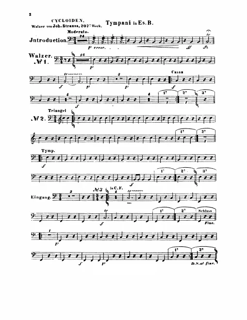 Timpani/Triangle/Bass Drum, Snare Drum