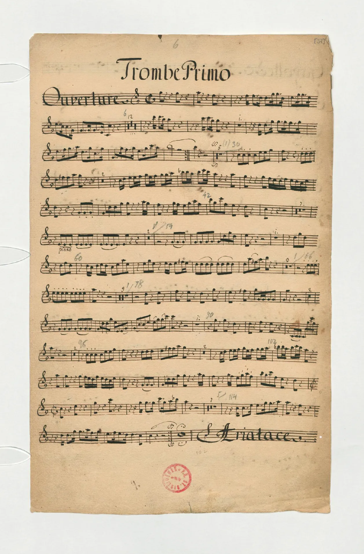 Trumpet 1, 2, 3, Timpani, Oboe 1, 2, Violas