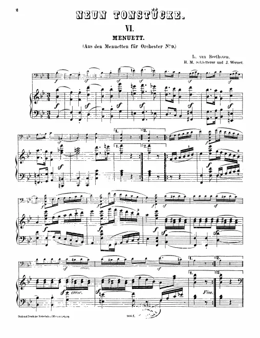 6. Minuet in G major, WoO 7/9