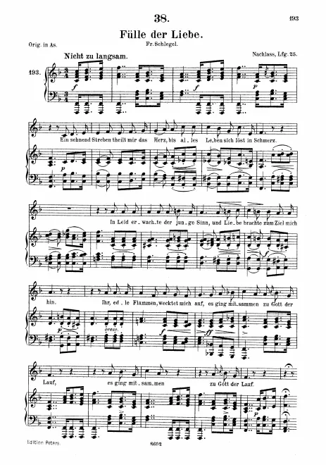 Complete Score (Medium Voice, transposed to )
