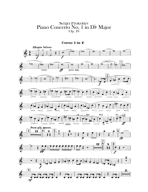 Horn 1 (F)
