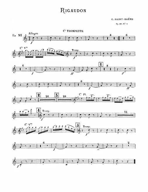 Trumpet 1, 2 (E)