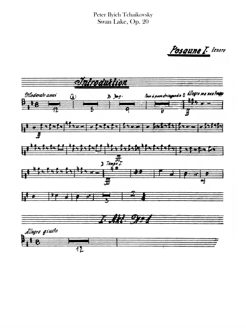 Trombone 1, 2, 3, Tuba