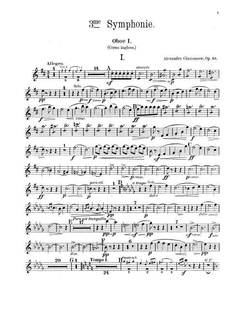 Oboe 1/English Horn, 2