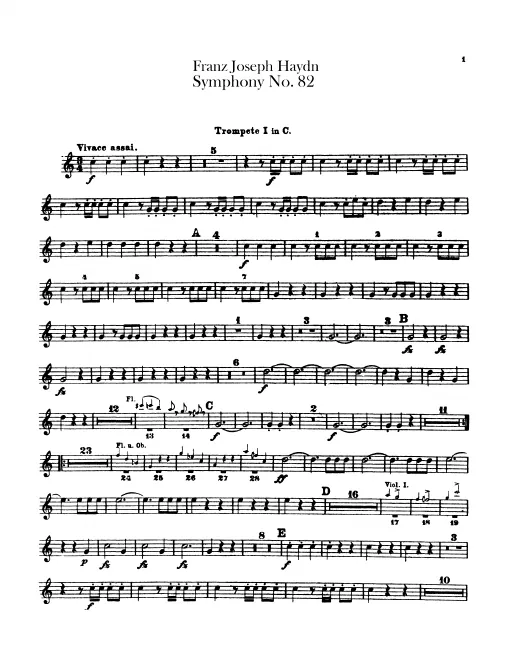 Trumpet 1, 2 (C)
