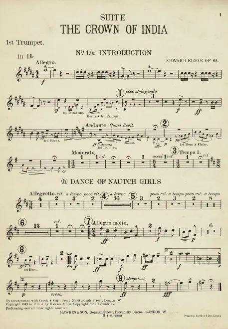 Trumpet 1/2, 3 (B/A) (3rd ad lib.)