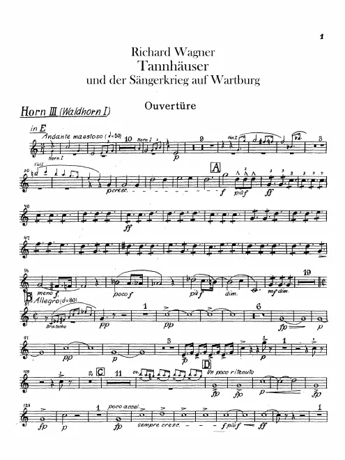 Horn 3 (F, E, E, B, C, D, G)