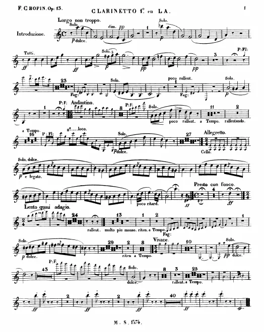 Clarinet 1, 2 (A)