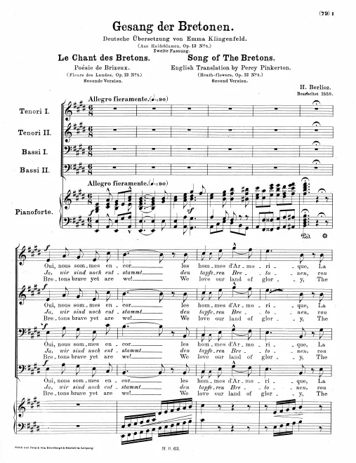 5. Le chant des Bretons (Second Version)