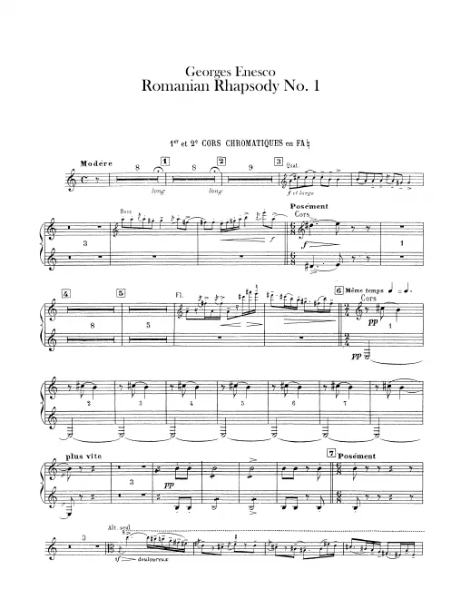 Horn 1/2, 3/4
