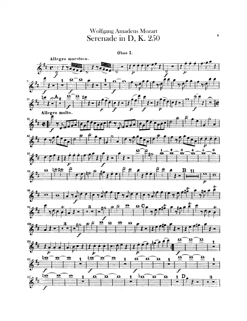 Oboe 1, 2