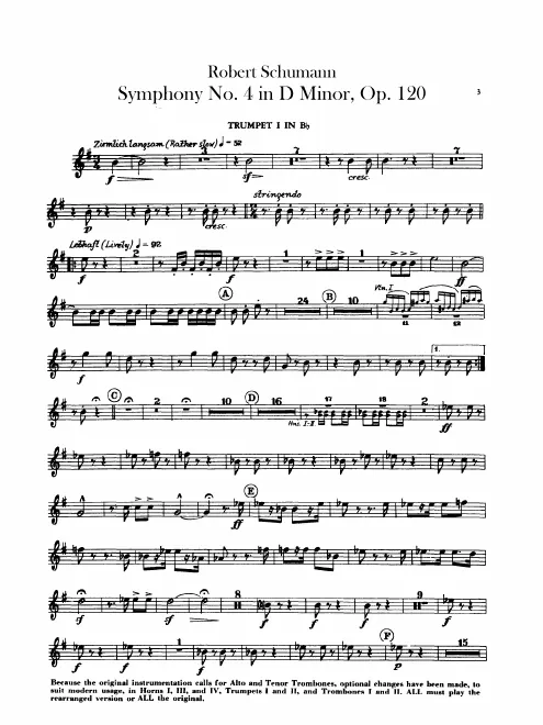Trumpet 1, 2 (F, plus B transposed)