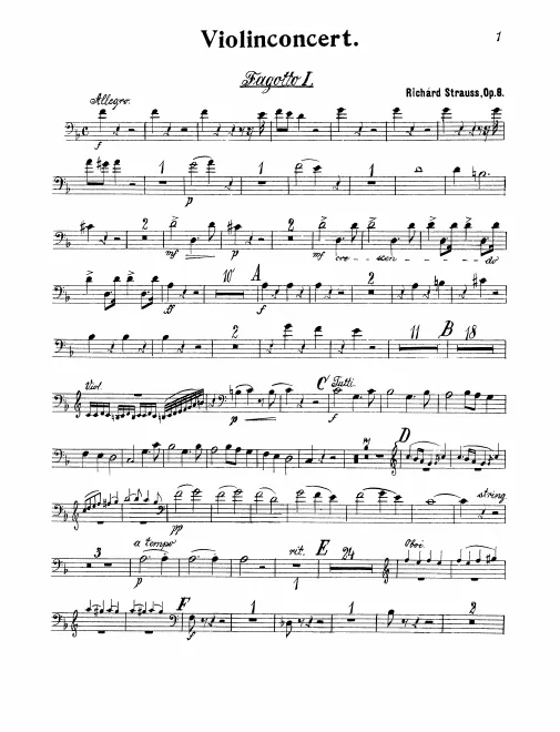 Bassoon 1, 2