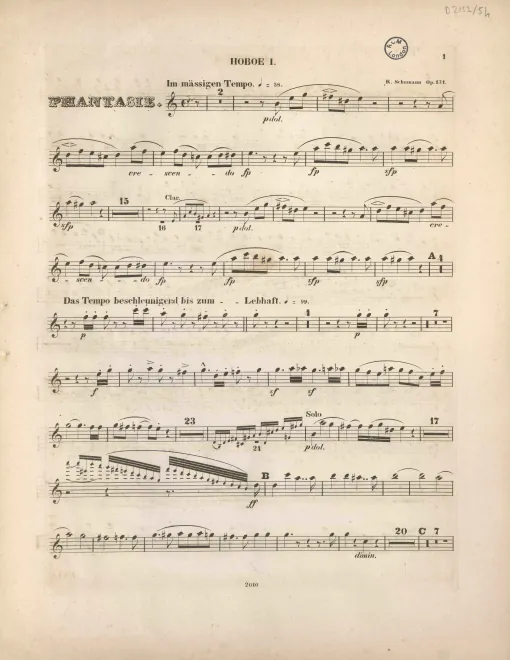 Oboe 1, 2
