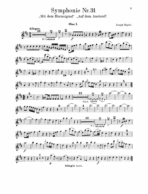 Oboe 1, 2