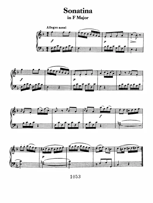 2. Sonatina in