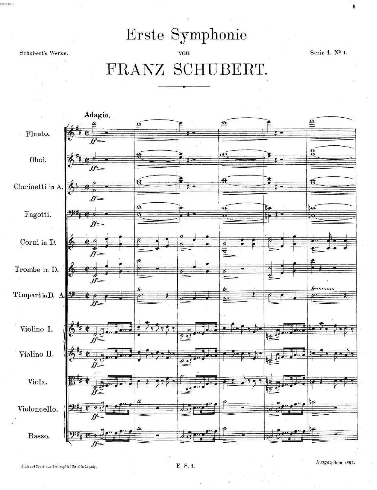 1. Adagio – Allegro vivace