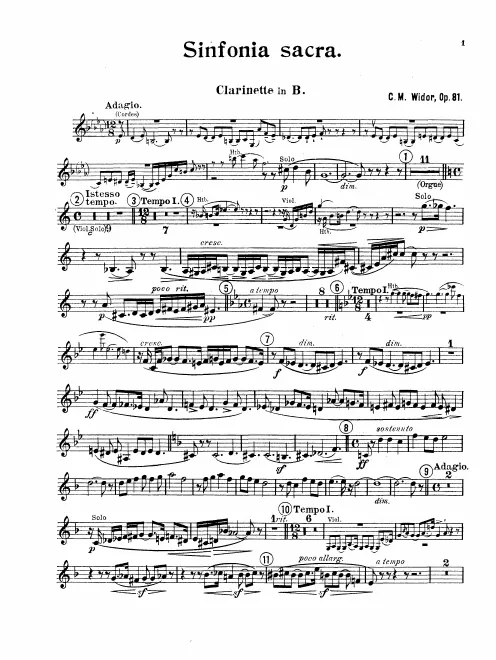 Clarinet (in B)