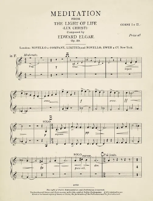 Horn 1/2 (F), 3/4 (B & E)