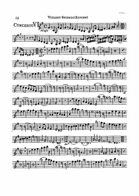 Violin II ripieno