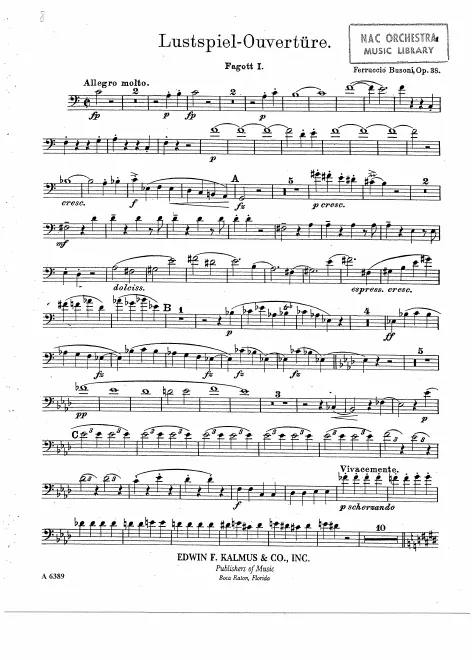 Bassoon 1, 2