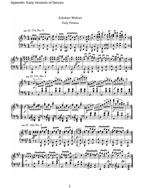Early versions of Nos.1, 2, 4, 8, 9, 12, 14 and 33