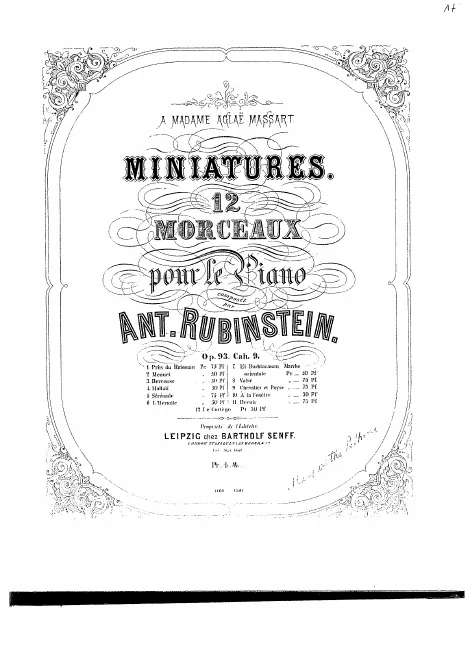 Cah.9. 12 Minatures
