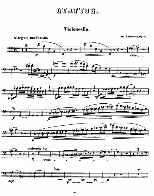Cello Part