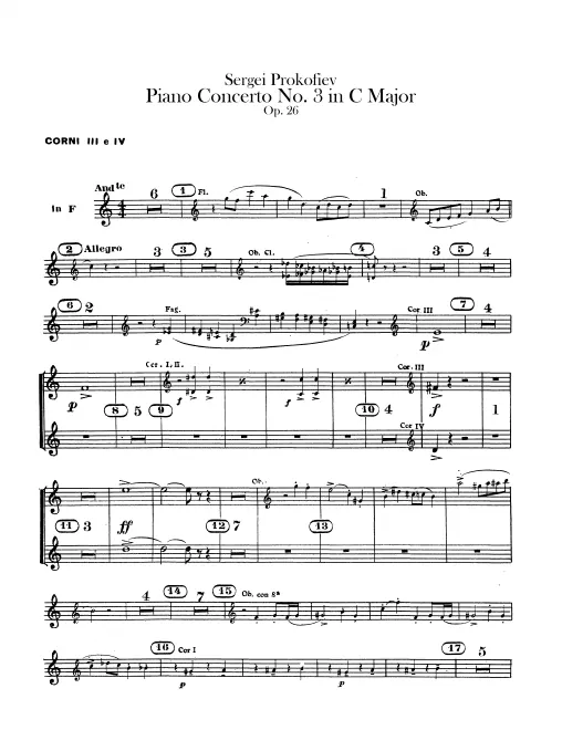 Horn 3/4 (F)