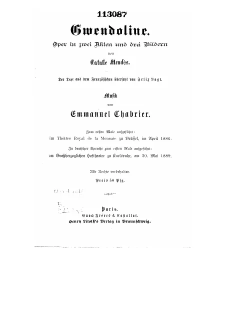 Complete Libretto
