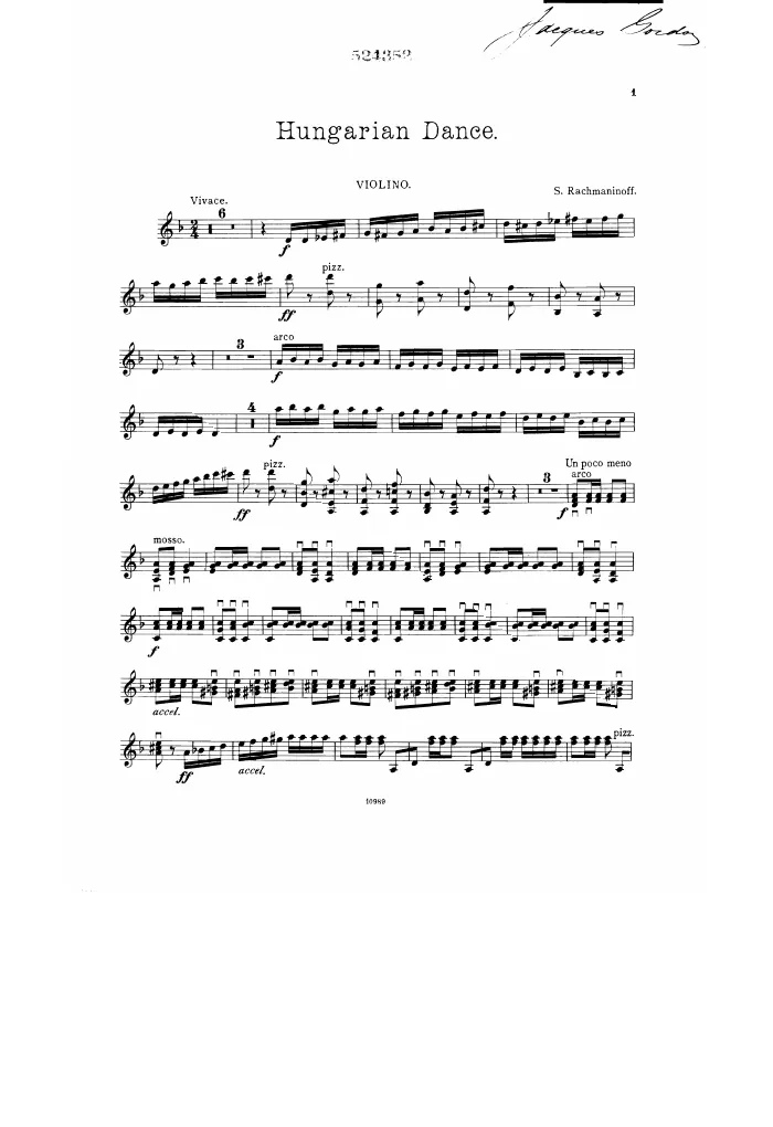 Violin Part
