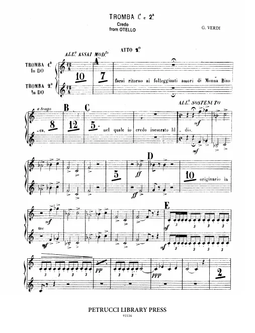 Trumpet 1, 2 (C)