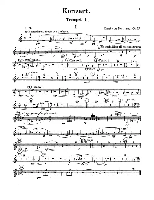 Trumpet 1, 2 (B/C/D)