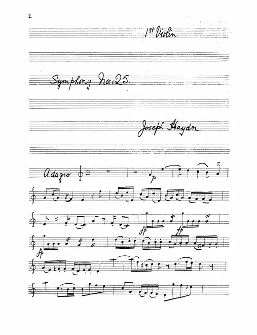 Violins I
