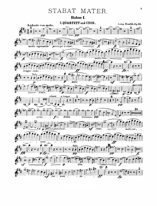 Oboe 1, 2