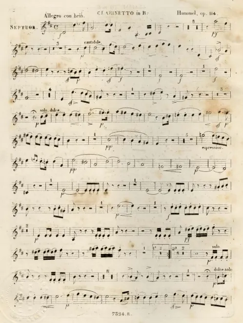 Clarinet (B♭)