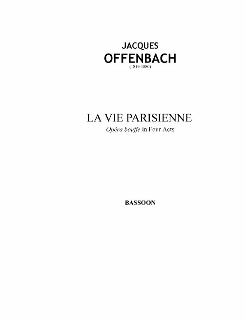 Bassoon 1/2