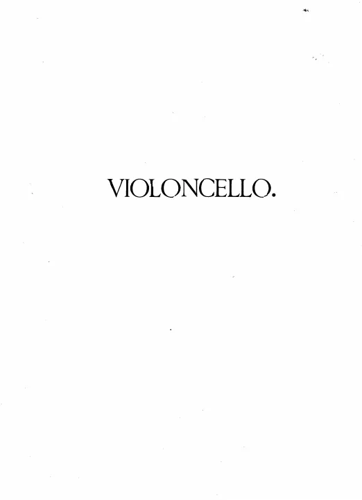 Cello part