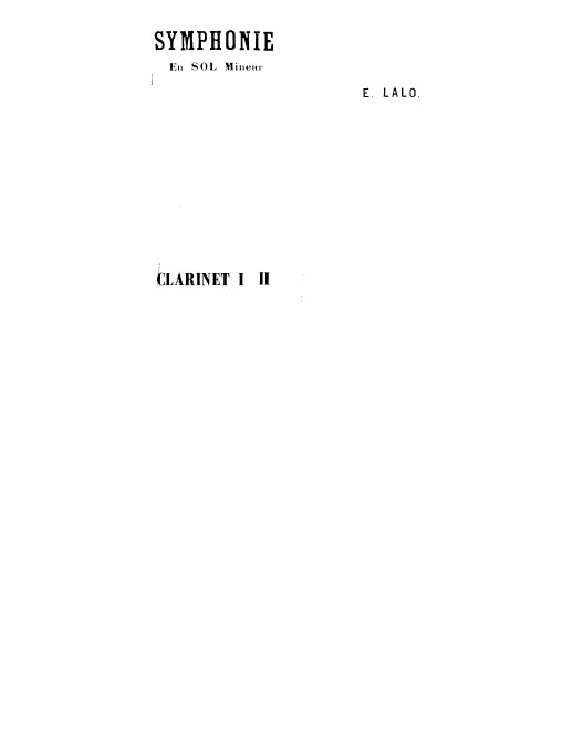 Clarinet 1/2 (A/B)