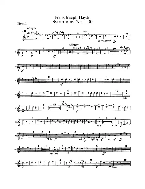 Horn 1, 2 (G/C)