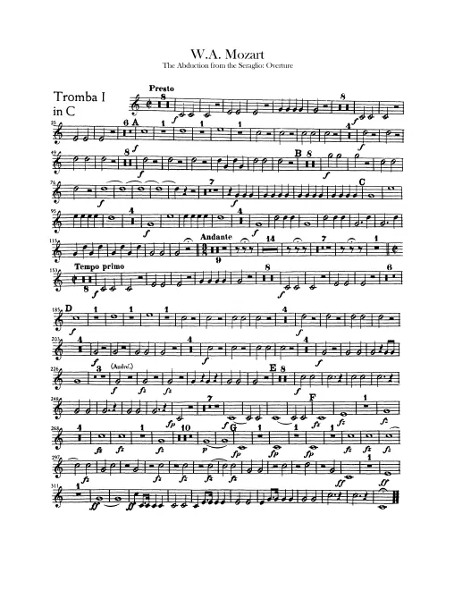 Trumpet 1, 2 (C)