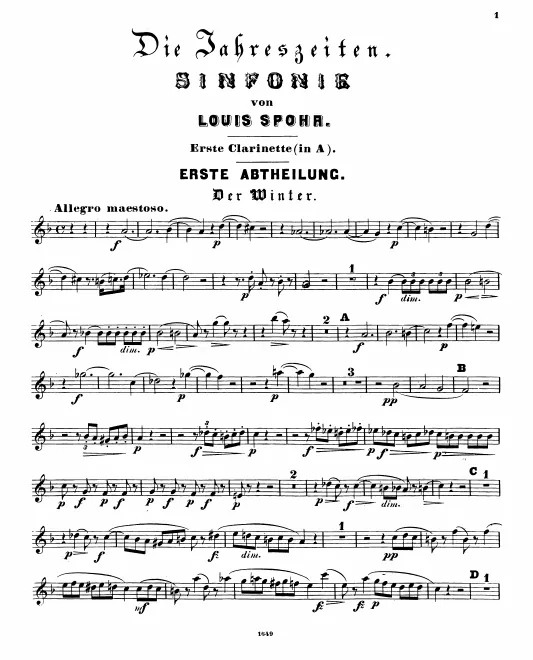 Clarinet 1, 2 (A)
