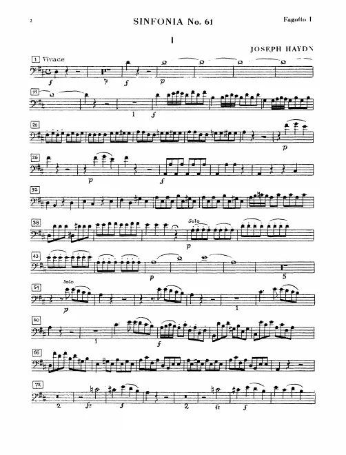 Bassoon 1, 2