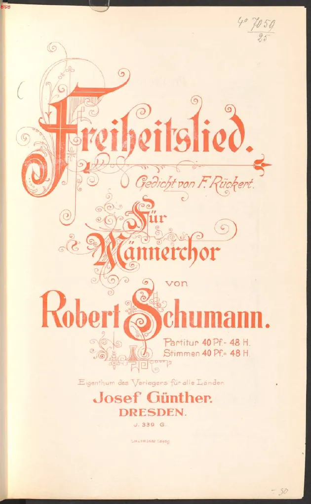 1. Freiheitslied