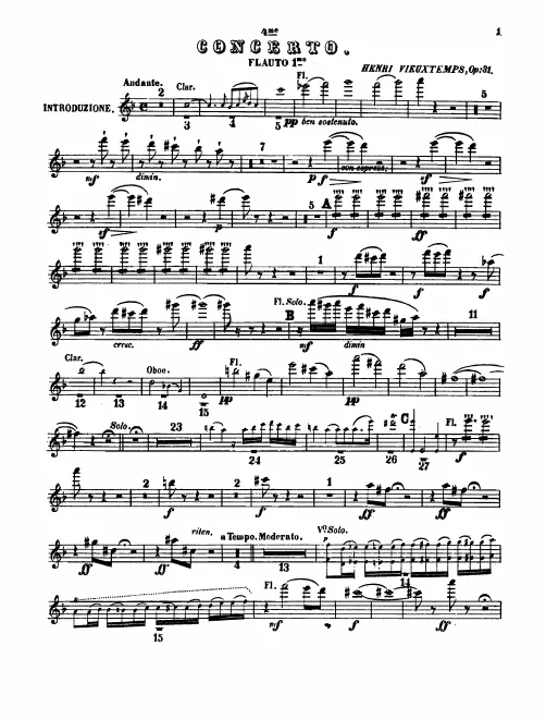 Flute 1, 2