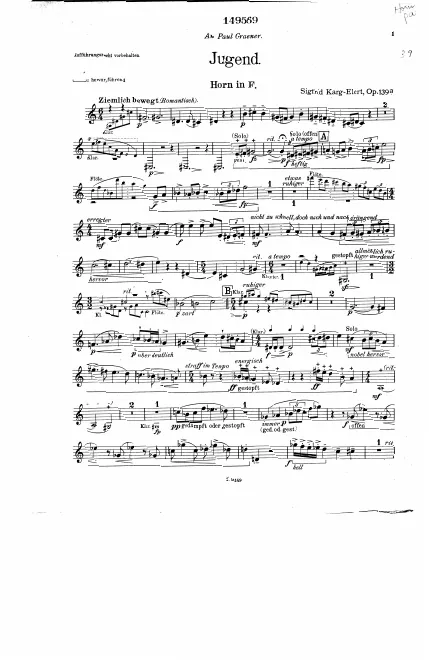Horn (in F)