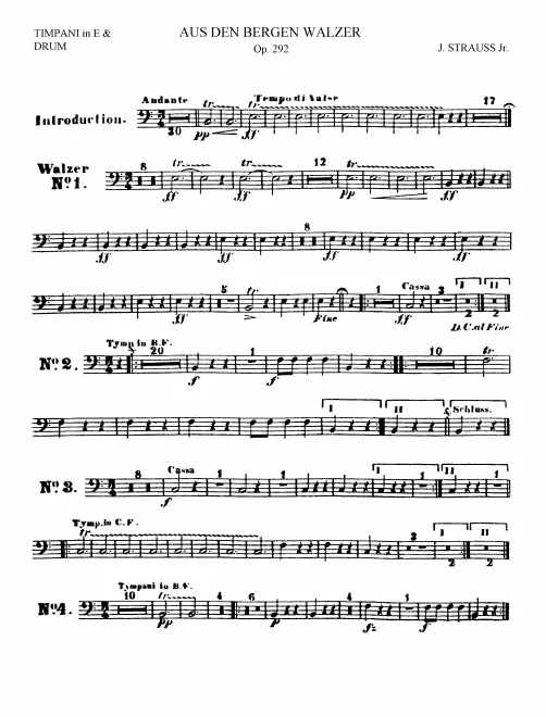 Timpani/Bass Drum, Snare Drum