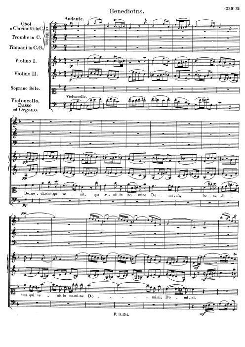 5. Benedictus (1st setting)