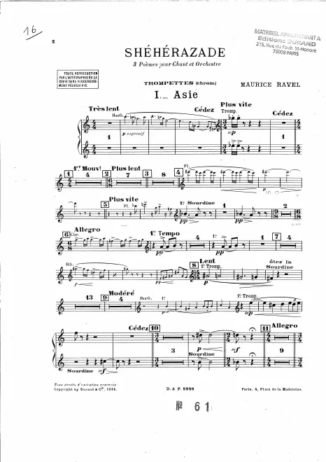 Trumpet 1, 2 (C)